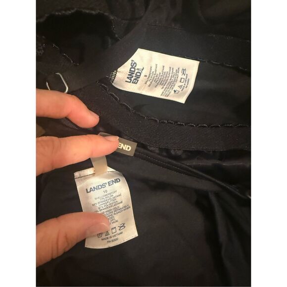 Lands end swimsuit tankini style size 8-10 black - Picture 3 of 3